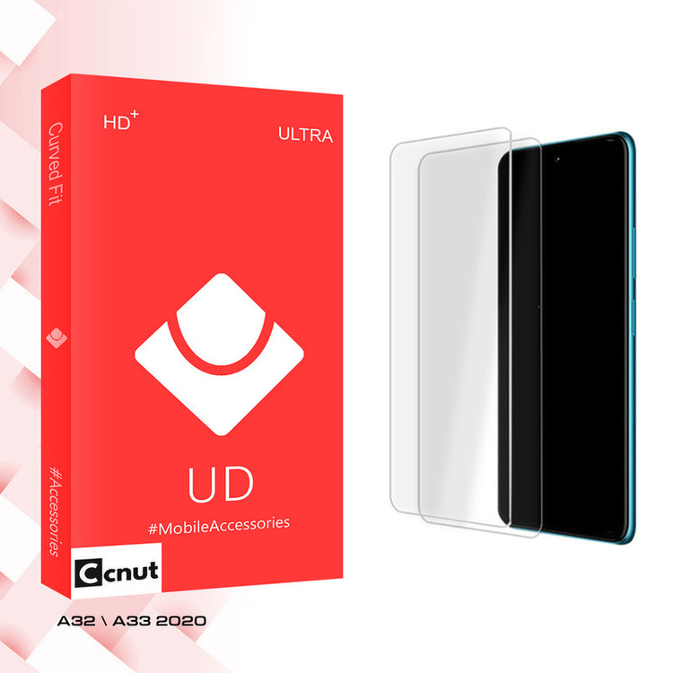 محافظ صفحه نمایش شیشه ای کوکونات مدل UD Ultra MIX3 مناسب برای گوشی موبایل اوپو A32 / A33 2020 بسته دو عددی
