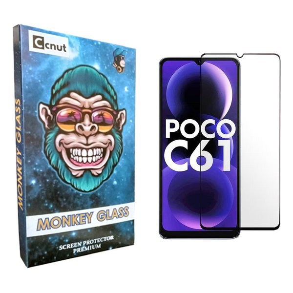 محافظ صفحه نمایش شیشه ای کوکونات مدل mnk مناسب برای گوشی موبایل شیائومی Poco C61