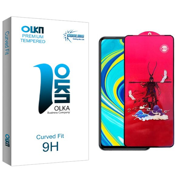 محافظ صفحه نمایش کولینگ مدل Olka King مناسب برای گوشی موبایل شیائومی Redmi Note 9 Pro
