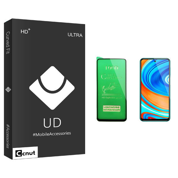 محافظ صفحه نمایش سرامیکی کوکونات مدل UD Black مناسب برای گوشی موبایل شیائومی Redmi Note 9 Pro