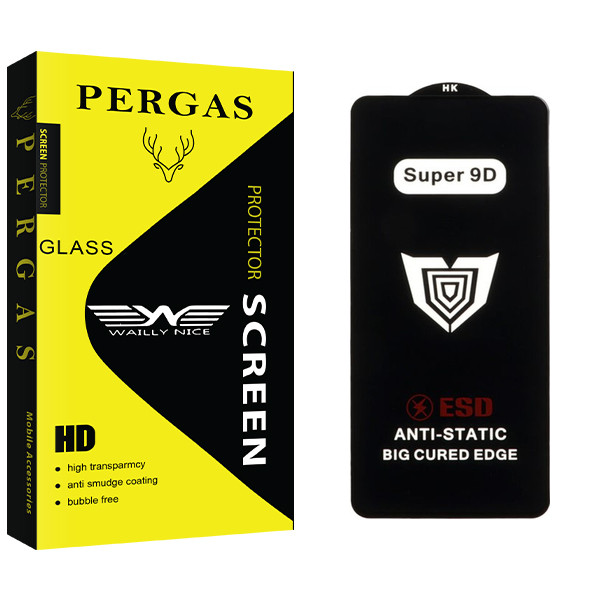 محافظ صفحه نمایش وایلی نایس مدل Super 9D Pergas2 مناسب برای گوشی موبایل سامسونگ Galaxy A71 / Oppo K13x 5G