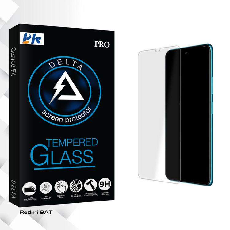 محافظ صفحه نمایش پی کی مدل Delta Glass MIX01 مناسب برای گوشی موبایل شیائومی Redmi 9AT