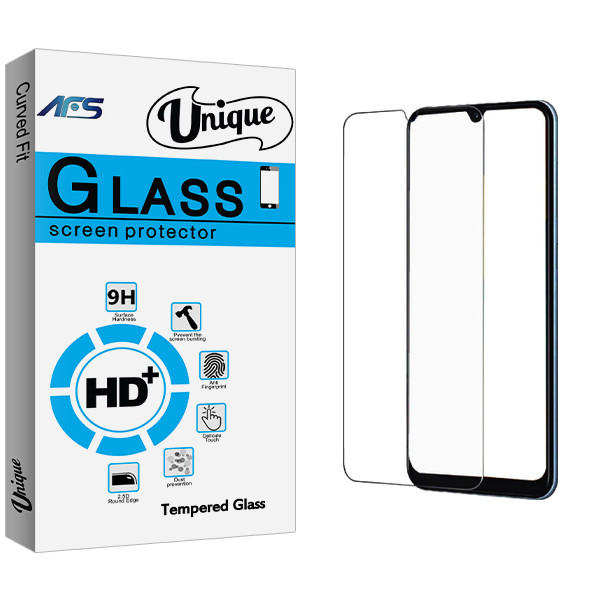محافظ صفحه نمایش شیشه ای ای اف اس مدل Unique Glass مناسب برای گوشی موبایل سامسونگ Galaxy A20s \ A70 \ A70s
