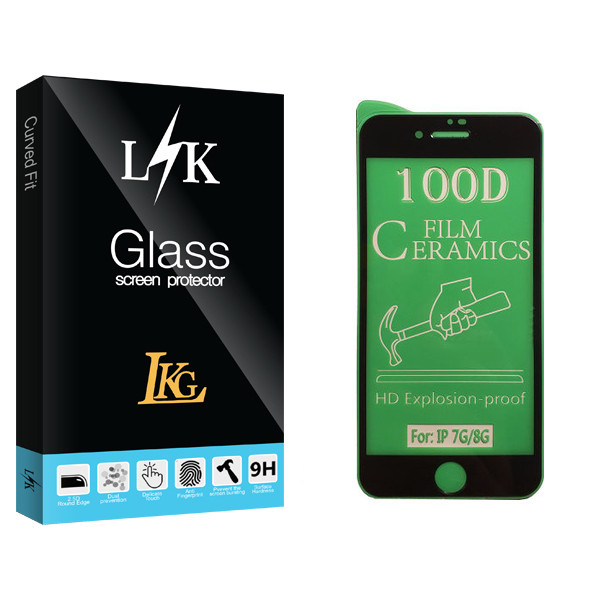 محافظ صفحه نمایش سرامیکی ال کا جی مدل LK Glass مناسب برای گوشی موبایل اپل iPhone 8
