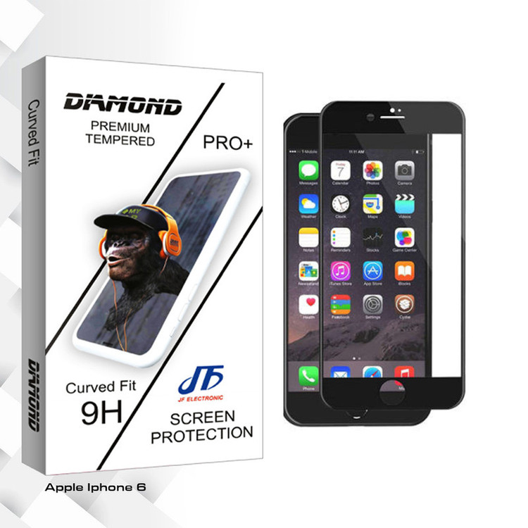 محافظ صفحه نمایش سرامیکی مات جی اف مدل Diamond glass مناسب برای گوشی موبایل اپل Iphone 6