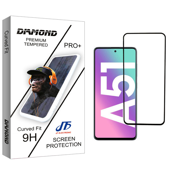 محافظ صفحه نمایش جی اف مدل Diamond glass مناسب برای گوشی موبایل سامسونگ Galaxy A51