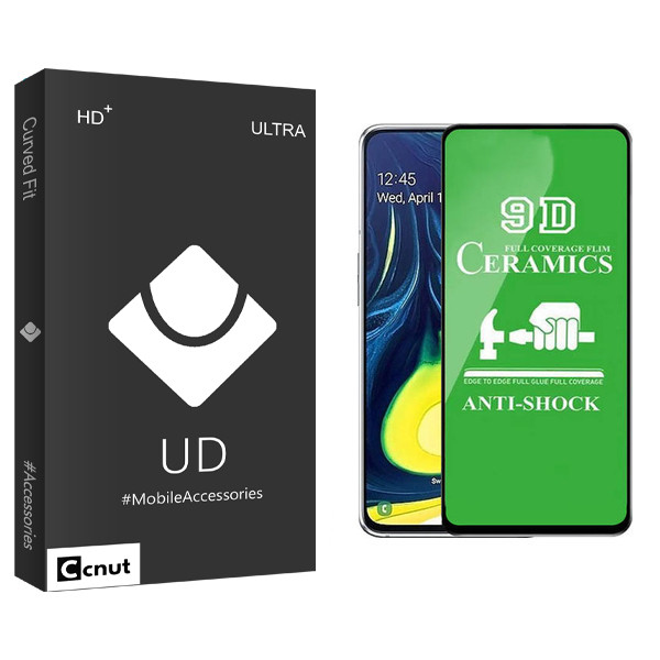 محافظ صفحه نمایش 9D کوکونات مدل UD Black مناسب برای گوشی موبایل اپل Iphone 11pro max