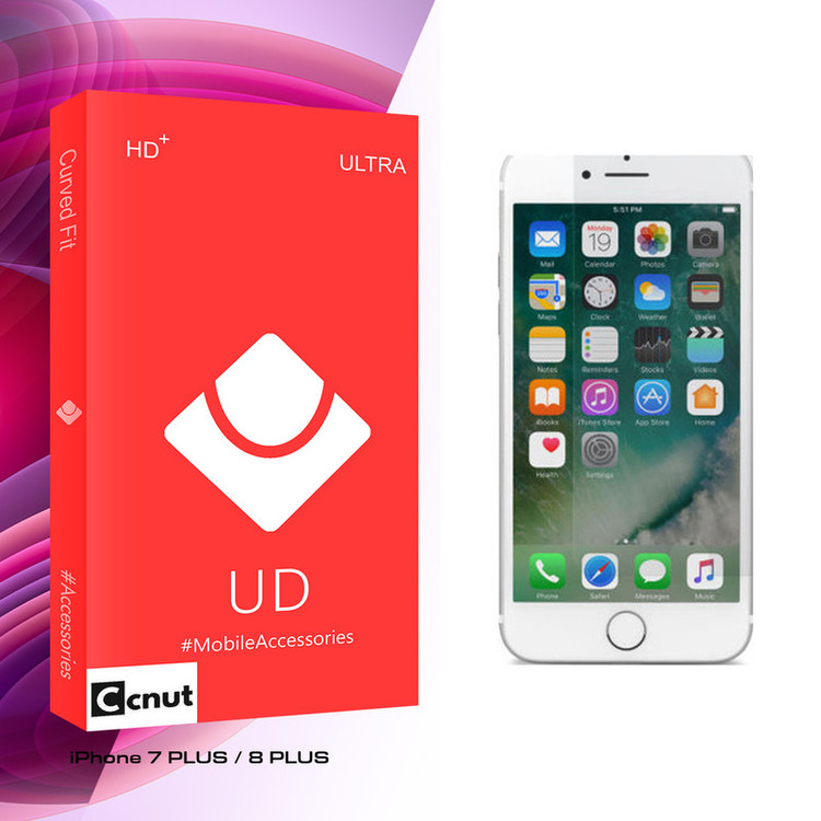محافظ صفحه نمایش نایت کوکونات مدل UD Glass مناسب برای گوشی موبایل اپل IPhone 7 PLUS / 8 PLUS