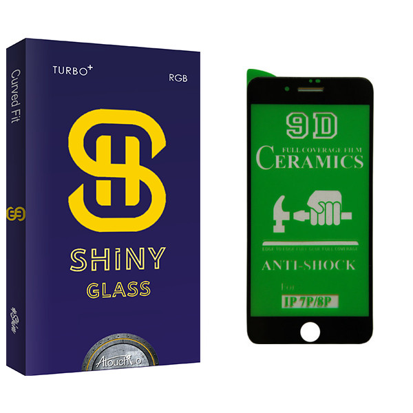 محافظ صفحه نمایش آتوچبو مدل Shiny Glass مناسب برای گوشی موبایل اپل iphone 7 Plus/ 8 Plus