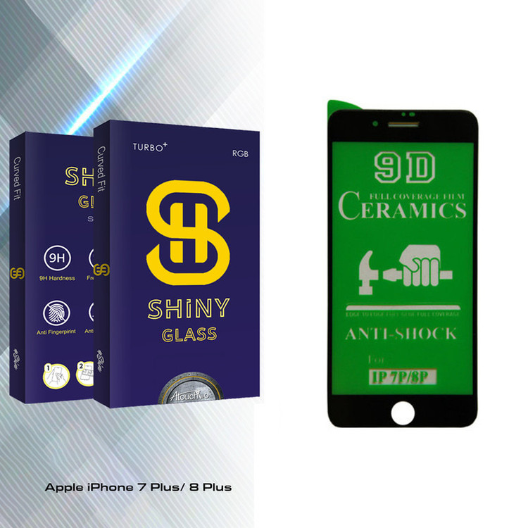 محافظ صفحه نمایش آتوچبو مدل Shiny Glass مناسب برای گوشی موبایل اپل iphone 7 Plus/ 8 Plus