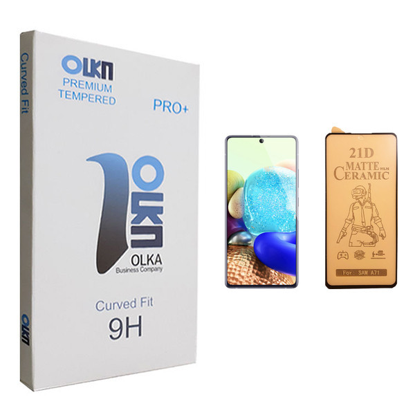محافظ صفحه نمایش سرامیکی الکا مدل +PRO مناسب برای گوشی موبایل سامسونگ Galaxy A71