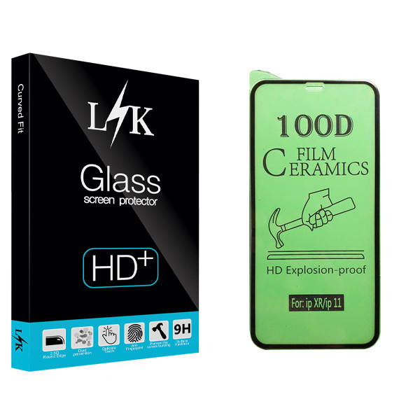 محافظ صفحه نمایش سرامیکی ال کی مدل +LITE مناسب برای گوشی موبایل اپل iPhone 11
