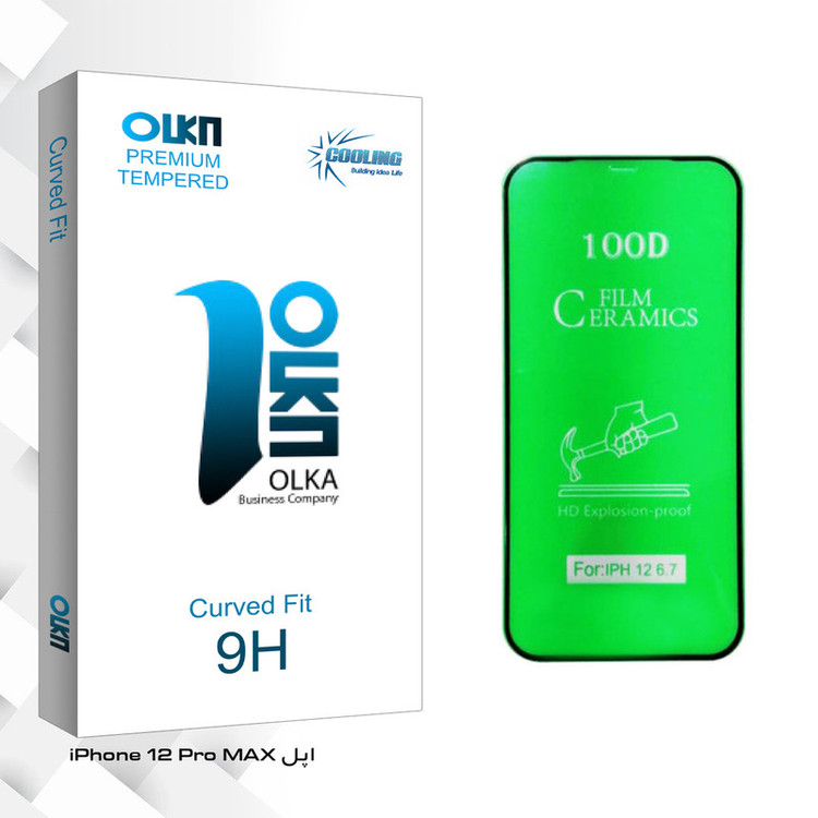 محافظ صفحه نمایش کولینگ مدل Olka glass مناسب برای گوشی موبایل اپل iPhone 12 Pro MAX