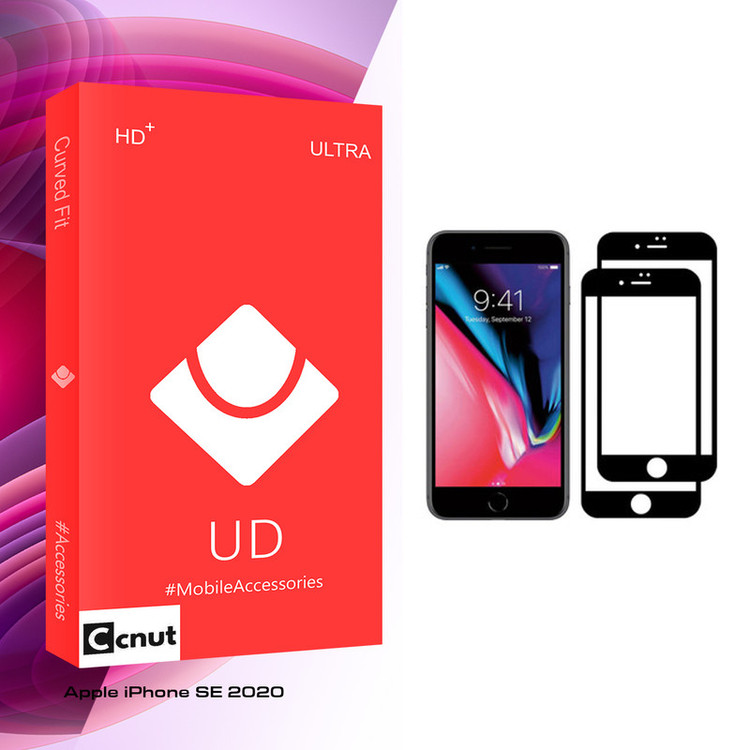 محافظ صفحه نمایش کوکونات مدل UD مناسب برای گوشی موبایل اپل iPhone SE 2020 بسته دو عددی