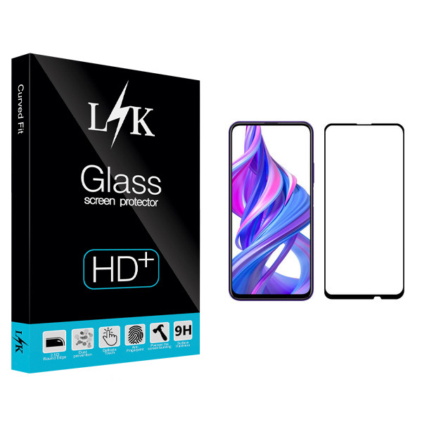 محافظ صفحه نمایش ال کی مدل Hard glass مناسب برای گوشی موبایل آنر 9X Pro