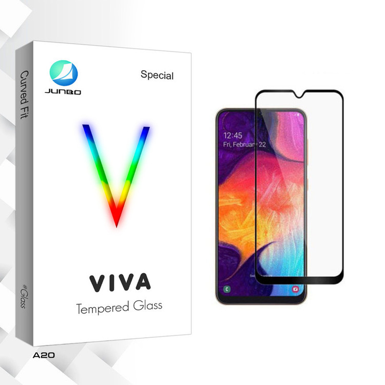محافظ صفحه نمایش سرامیکی جانبو مدل Viva Glass مناسب برای گوشی موبایل سامسونگ galaxy A20