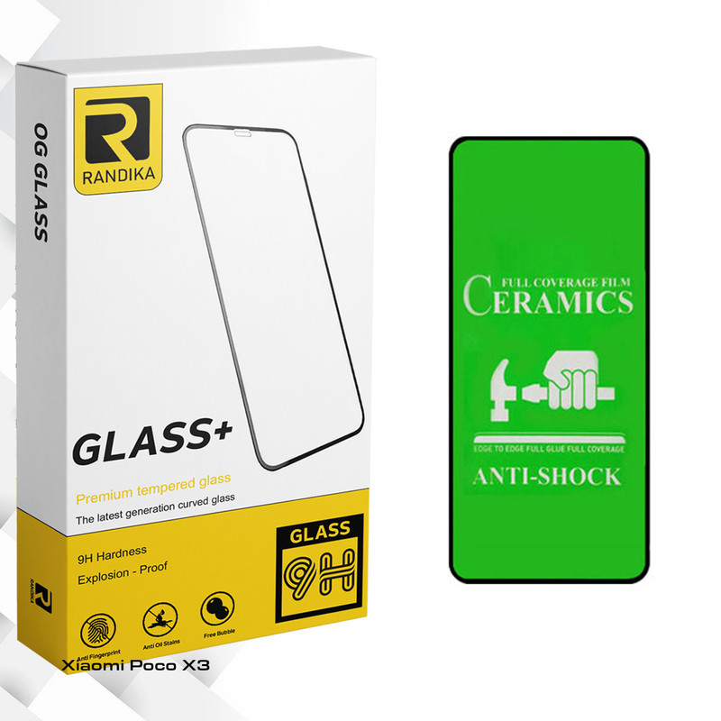 محافظ صفحه نمایش سرامیکی راندیکا مدل Gld مناسب برای گوشی موبایل شیائومی Poco X3