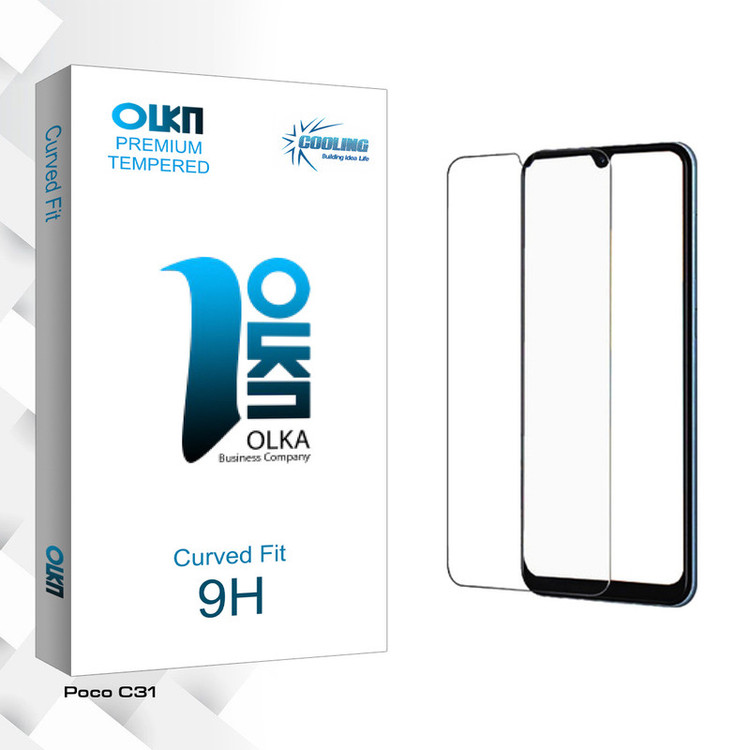 محافظ صفحه نمایش شیشه ای کولینگ مدل Olka Glass مناسب برای گوشی موبایل شیائومی Poco C31