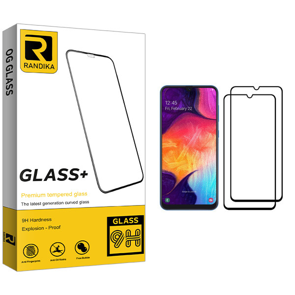 محافظ صفحه نمایش راندیکا مدل GLD مناسب برای گوشی موبایل سامسونگ Galaxy A50 بسته دو عددی