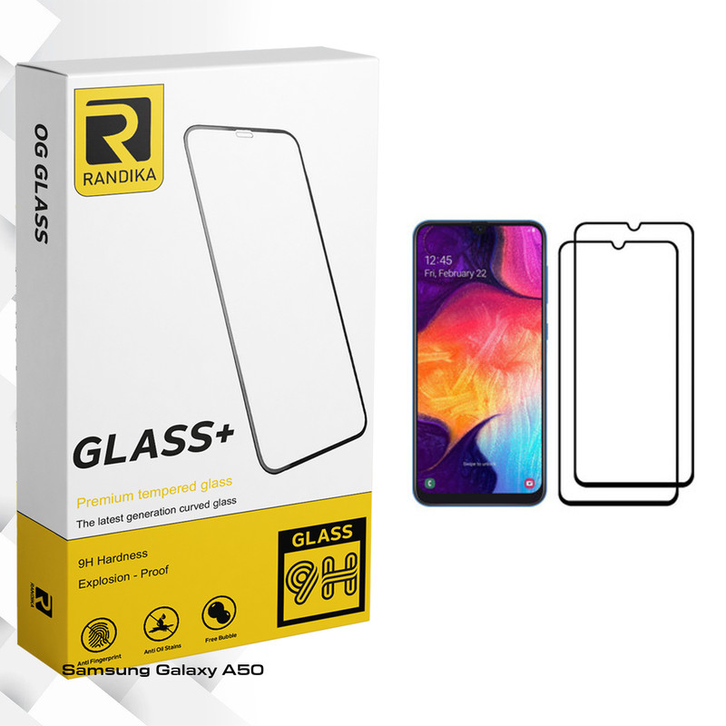 محافظ صفحه نمایش راندیکا مدل GLD مناسب برای گوشی موبایل سامسونگ Galaxy A50 بسته دو عددی