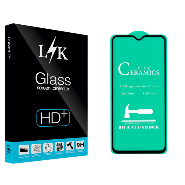 محافظ صفحه نمایش سرامیکی ال کی مدل +LITE مناسب برای گوشی موبایل سامسونگ Galaxy A50