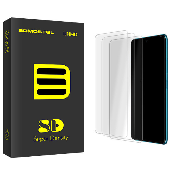 محافظ صفحه نمایش شیشه ای سوماستل مدل SD Glass MIX3 مناسب برای گوشی موبایل سامسونگ Galaxy A73 بسته سه عددی