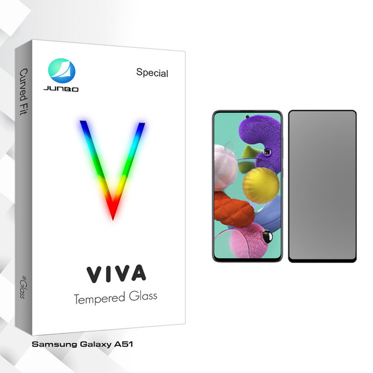 محافظ صفحه نمایش حریم شخصی جانبو مدل Viva Glass مناسب برای گوشی موبایل سامسونگ Galaxy A51