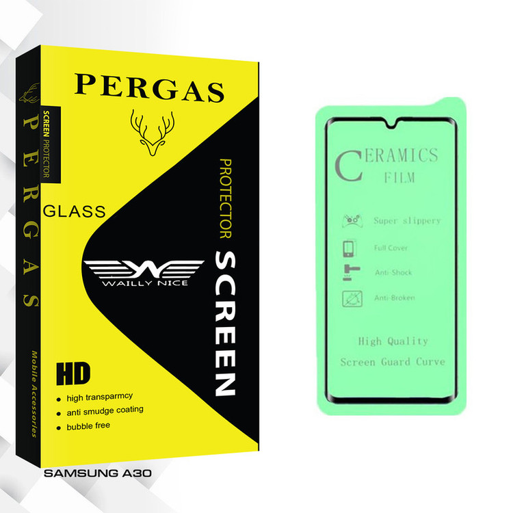 محافظ صفحه نمایش سرامیکی وایلی نایس مدل Pergas Glass مناسب برای گوشی موبایل سامسونگ Galaxy A30