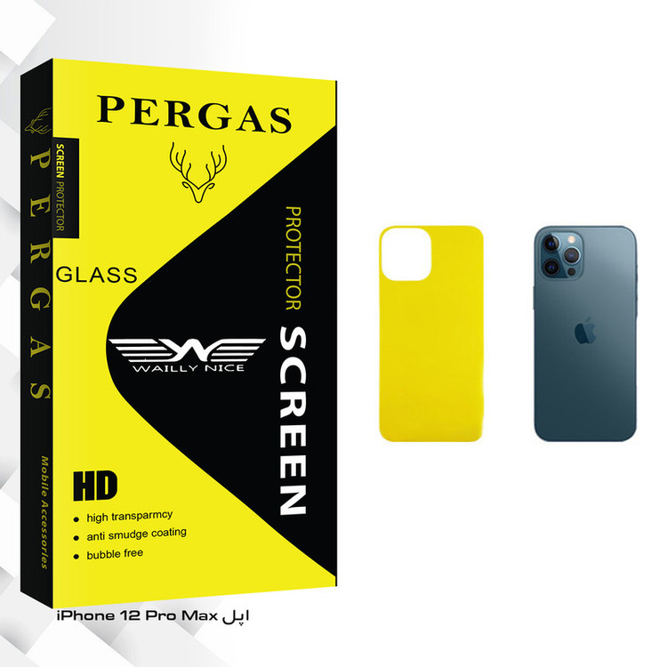 محافظ پشت گوشی وایلی نایس مدل Pergas Glass مناسب برای گوشی موبایل اپل iPhone 12 Pro Max
