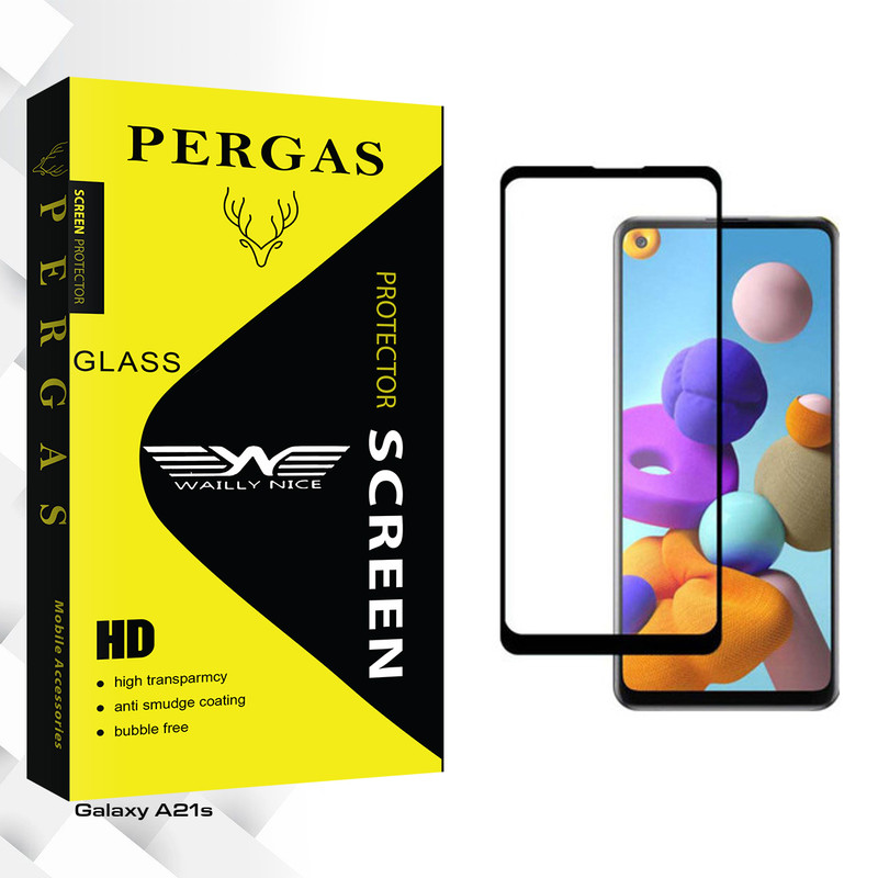 محافظ صفحه نمایش وایلی نایس مدل Pergas Glass مناسب برای گوشی موبایل سامسونگ Galaxy A21s