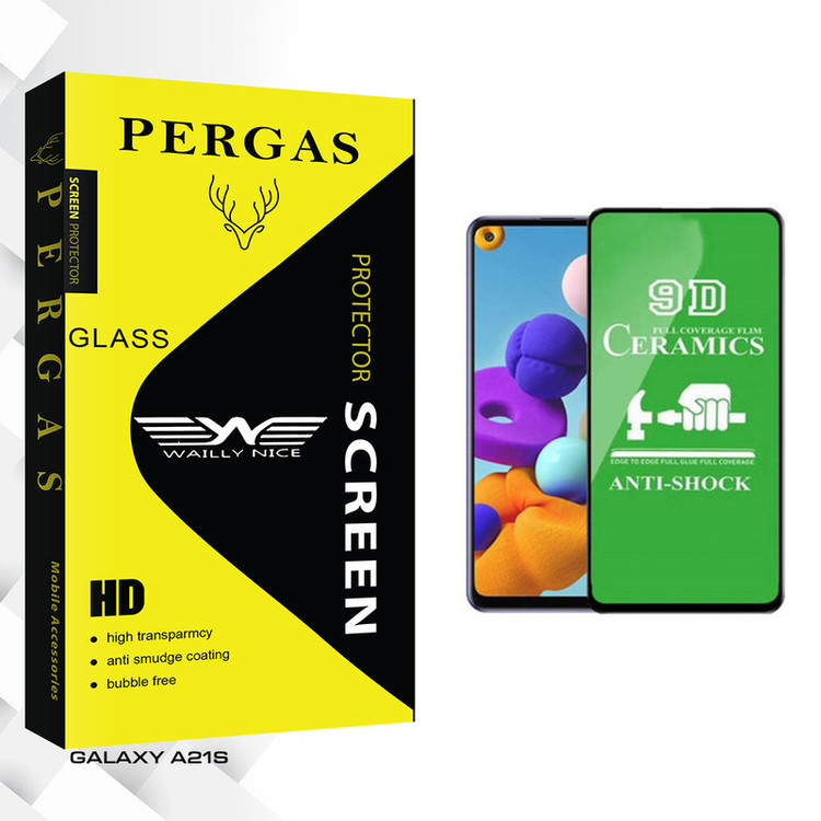 محافظ صفحه نمایش سرامیکی وایلی نایس مدل Pergas Glass مناسب برای گوشی موبایل سامسونگ GALAXY A21S