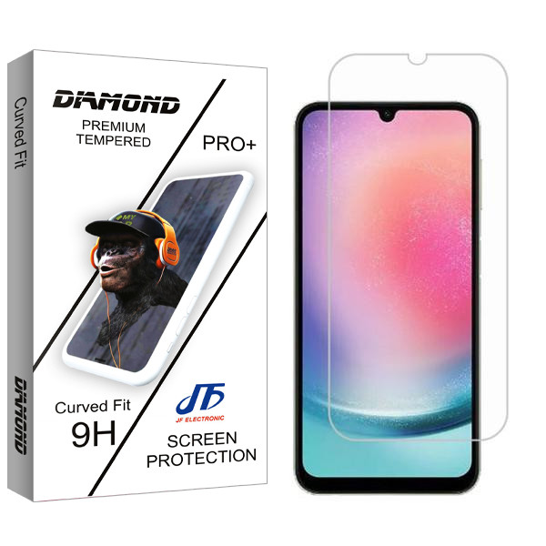 محافظ صفحه نمایش جی اف مدل Diamond مناسب برای گوشی موبایل سامسونگ Galaxy A24