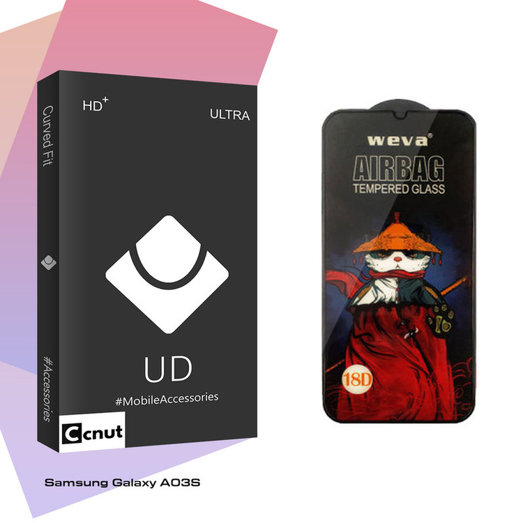 محافظ صفحه نمایش کوکونات مدل UD Black مناسب برای گوشی موبایل سامسونگ Galaxy A03S