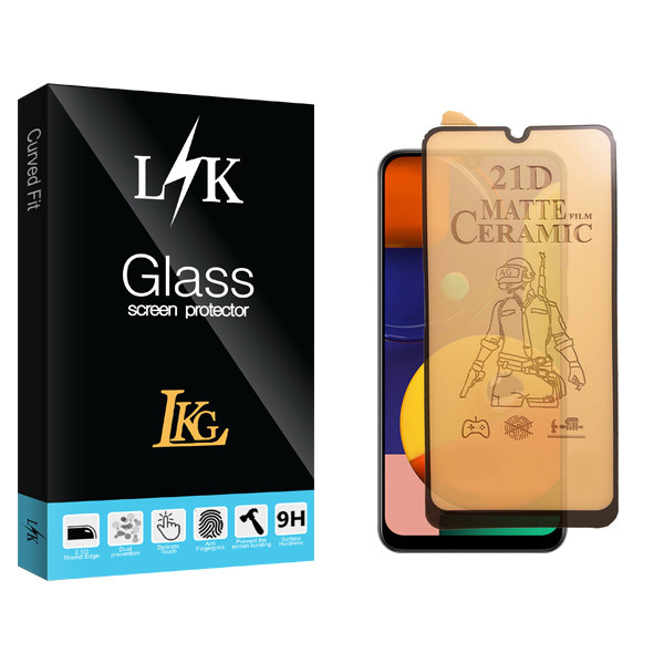 محافظ صفحه نمایش سرامیکی مات ال کا جی مدل LK Glass مناسب برای گوشی موبایل سامسونگ Galaxy A32 4G
