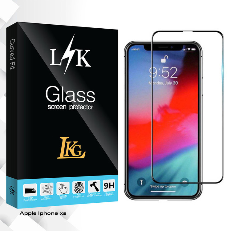 محافظ صفحه نمایش مات ال کا جی مدل LK Glass مناسب برای گوشی موبایل اپل Iphone xs