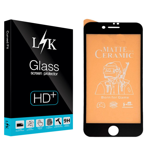 محافظ صفحه نمایش مات ال کی مدل Hard glass مناسب برای گوشی موبایل اپل Iphone 7