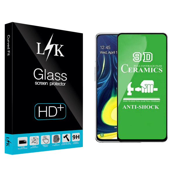 محافظ صفحه نمایش 9D ال کی مدل Hard glass مناسب برای گوشی موبایل اپل Iphone 11pro max