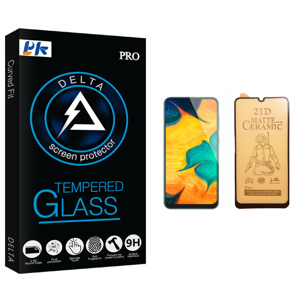 محافظ صفحه نمایش سرامیکی پی کی مدل Delta Glass مناسب برای گوشی موبایل سامسونگ Galaxy A30
