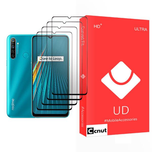 محافظ صفحه نمایش کوکونات مدل UD Ultra MIX004 مناسب برای گوشی موبایل ریلمی 5i بسته چهار عددی
