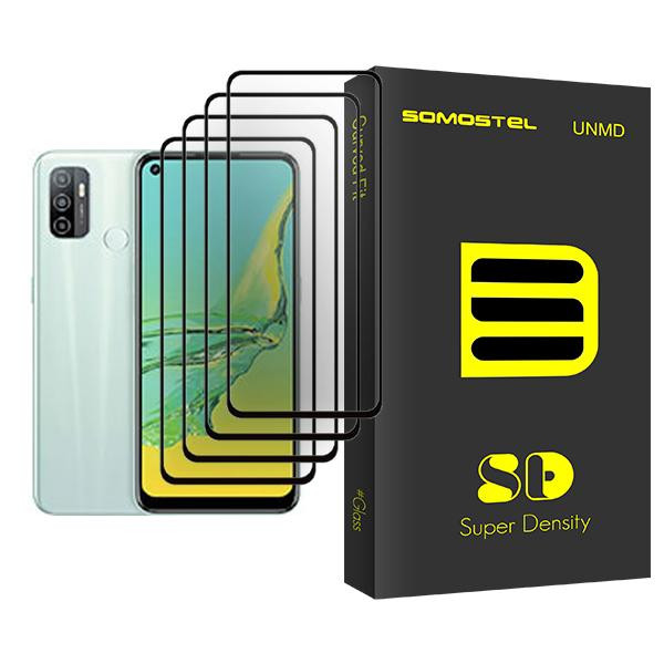 محافظ صفحه نمایش سوماستل مدل SD Glass MIX004 مناسب برای گوشی موبایل اوپو A33 (2020) بسته چهار عددی