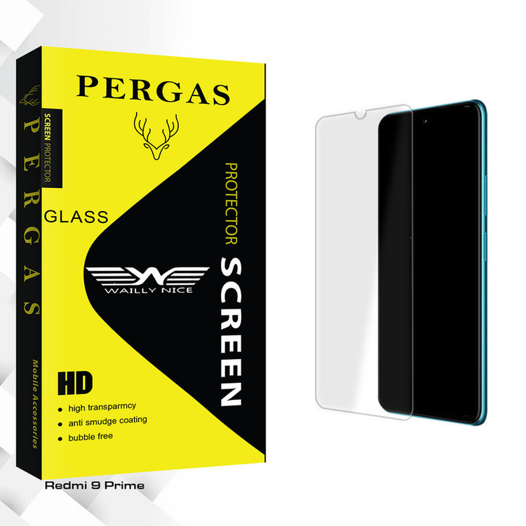 محافظ صفحه نمایش شیشه ای وایلی نایس مدل Pergas Glass MIX مناسب برای گوشی موبایل شیائومی Redmi 9 Prime