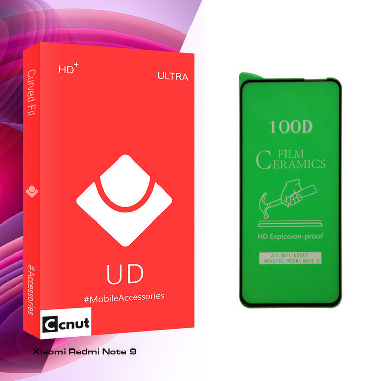 محافظ صفحه نمایش کوکونات مدل UD Glass مناسب برای گوشی موبایل شیائومی Redmi Note 9