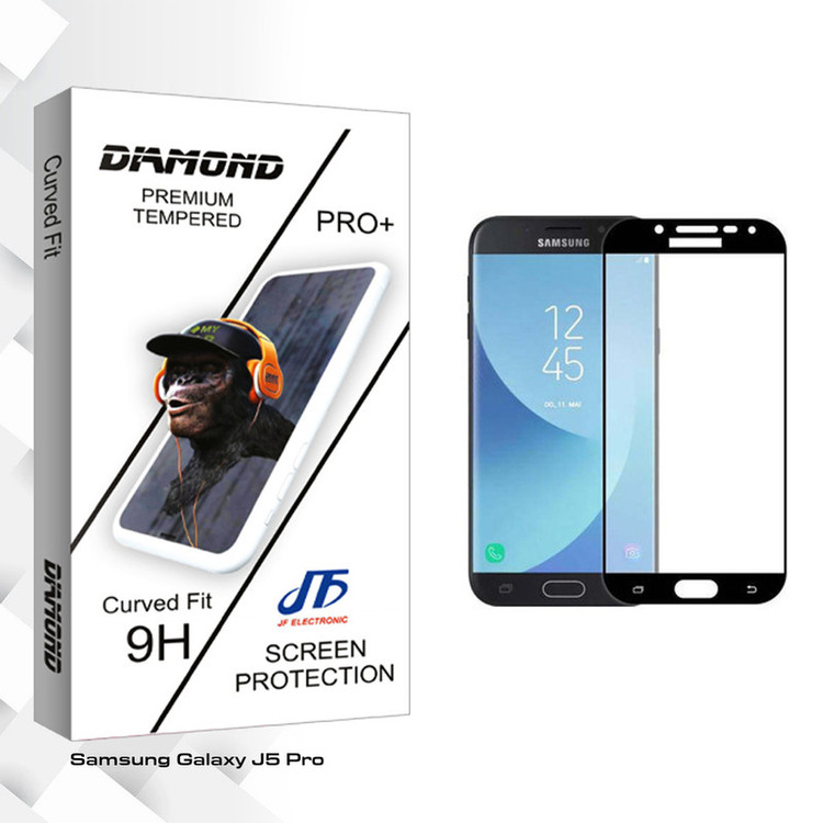 محافظ صفحه نمایش جی اف مدل Diamond glass مناسب برای گوشی موبایل سامسونگ Gaslaxy J5 Pro