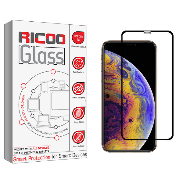 محافظ صفحه نمایش ریکوو مدل +HD مناسب برای گوشی موبایل اپل iPhone X