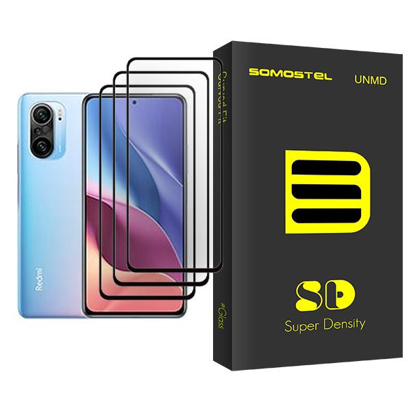محافظ صفحه نمایش سوماستل مدل SD Glass MIX003 مناسب برای گوشی موبایل شیائومی Redmi K40 Pro بسته سه عددی