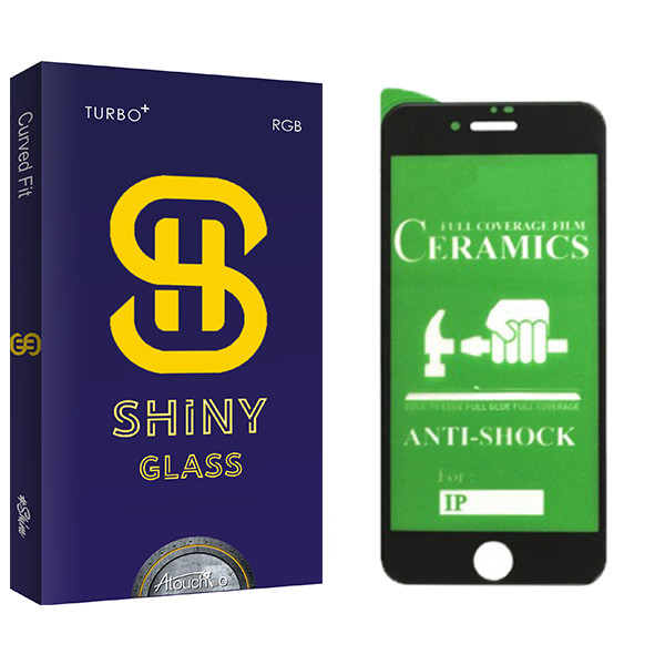 محافظ صفحه نمایش سرامیکی  آتوچبو مدل Shiny Glass مناسب برای گوشی موبایل اپل Iphone 7 Plus