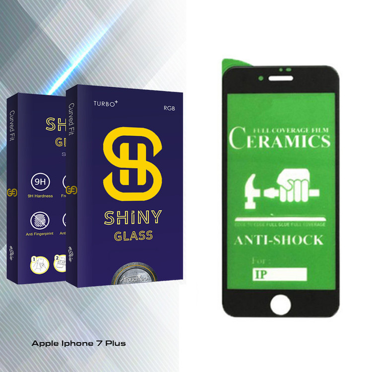 محافظ صفحه نمایش سرامیکی آتوچبو مدل Shiny Glass مناسب برای گوشی موبایل اپل Iphone 7 Plus