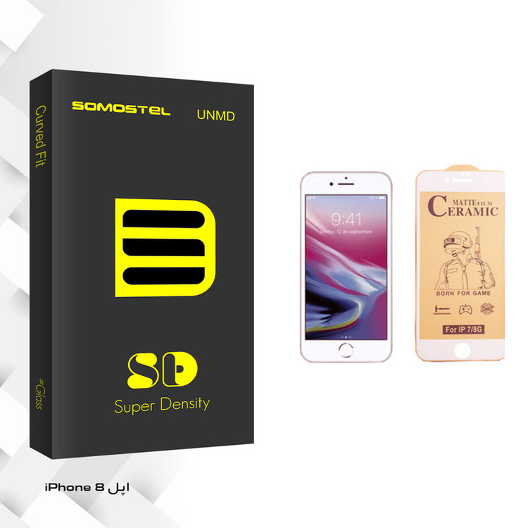محافظ صفحه نمایش سرامیکی سوماستل مدل SD Glass مناسب برای گوشی موبایل اپل iPhone 8