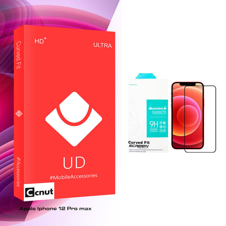 محافظ صفحه نمایش سرامیکی مات کوکونات مدل UD Glass مناسب برای گوشی موبایل اپل Iphone 12 Pro max