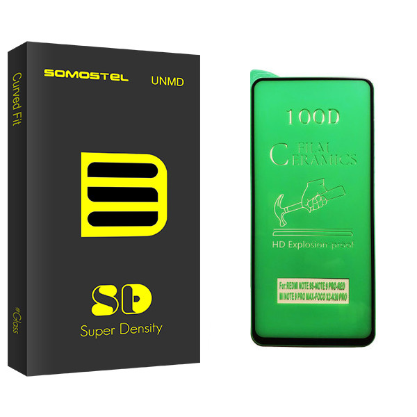 محافظ صفحه نمایش سرامیکی سوماستل مدل Sd Glass مناسب برای گوشی موبایل شیائومی Redmi Note 9 Pro